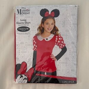 Disney Minnie Mouse Red and Black Polka Dot Shirt